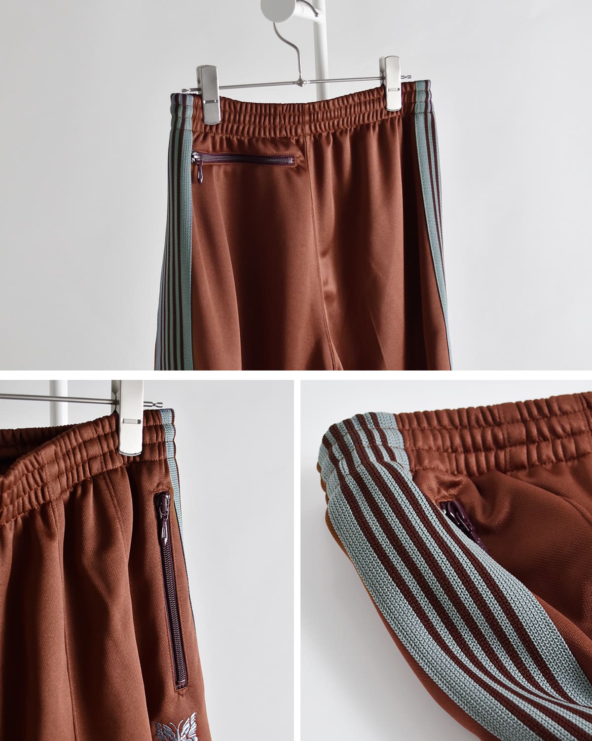 Needlesポリスムース トラックパンツ “Track Pant” sx410