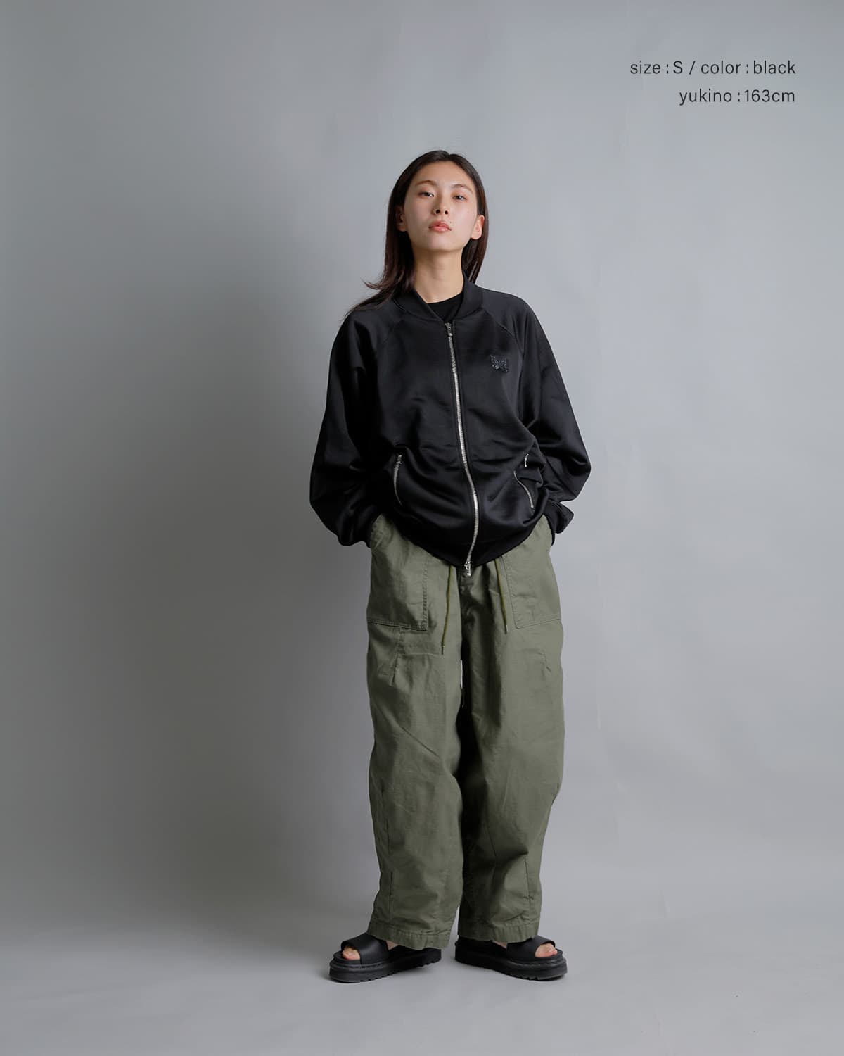 Needlesブライトジャージー ドルマンスリーブ トラックジャケット “Dolman Sleeve Track Jacket” sx420