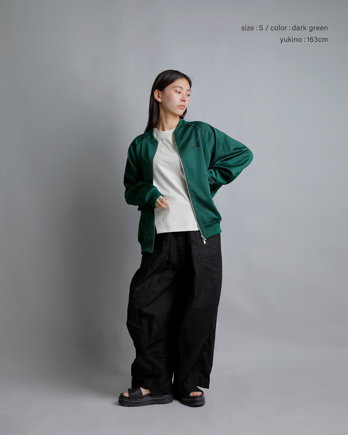 Needlesブライトジャージー ドルマンスリーブ トラックジャケット “Dolman Sleeve Track Jacket” sx420