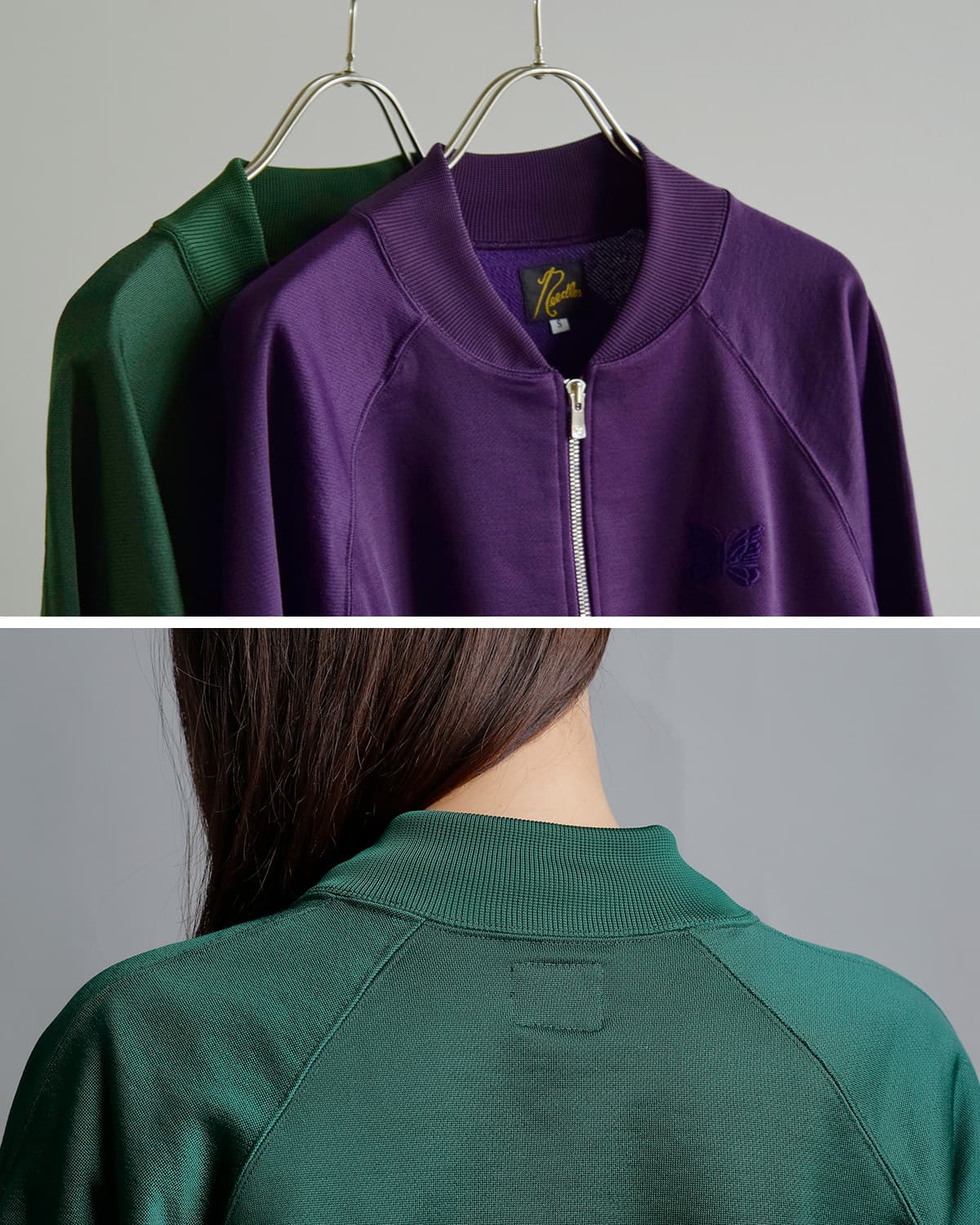 Needlesブライトジャージー ドルマンスリーブ トラックジャケット “Dolman Sleeve Track Jacket” sx420