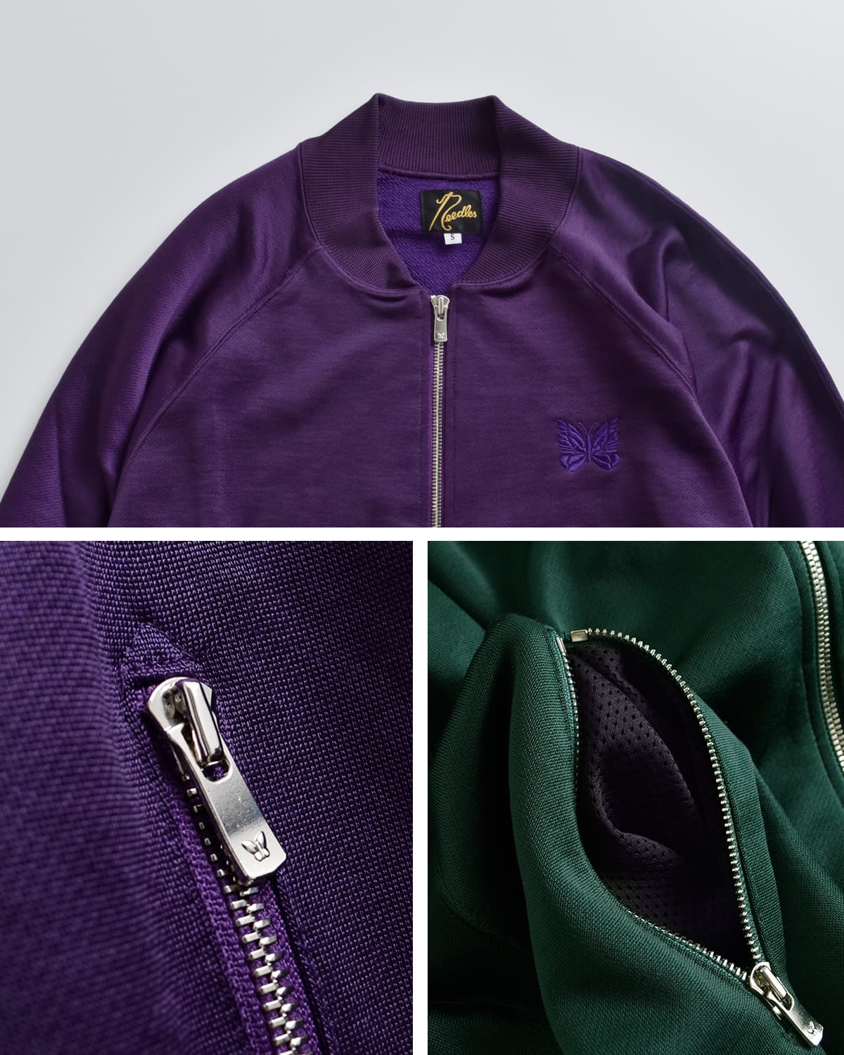 Needlesブライトジャージー ドルマンスリーブ トラックジャケット “Dolman Sleeve Track Jacket” sx420