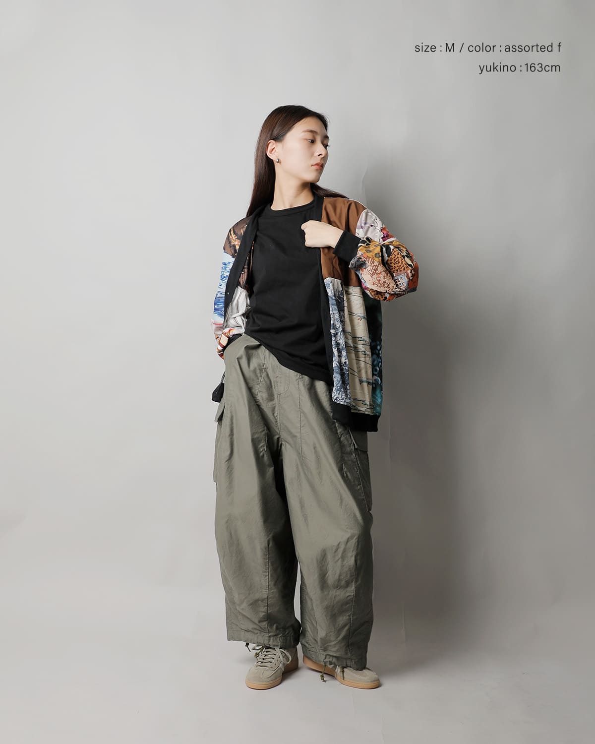 Needlesマルチパッチワーク シャツカーディガン sx491