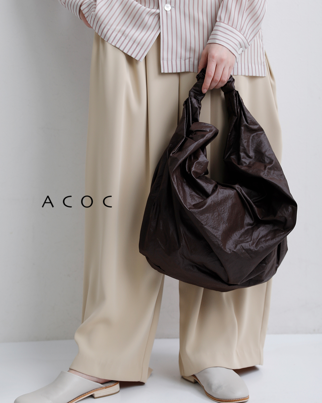 ACOC(アコック)グロッシー ミッド タングル ツイスト バッグ Glossy Mid Tangle Twist Bag gls-m-t-twistbag