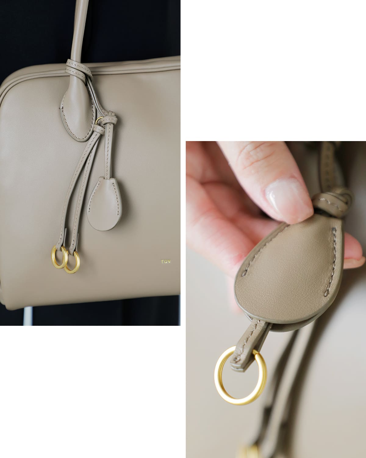 TOV(トーヴ)ムーカウレザーボストンバッグMOUM t26s07b581