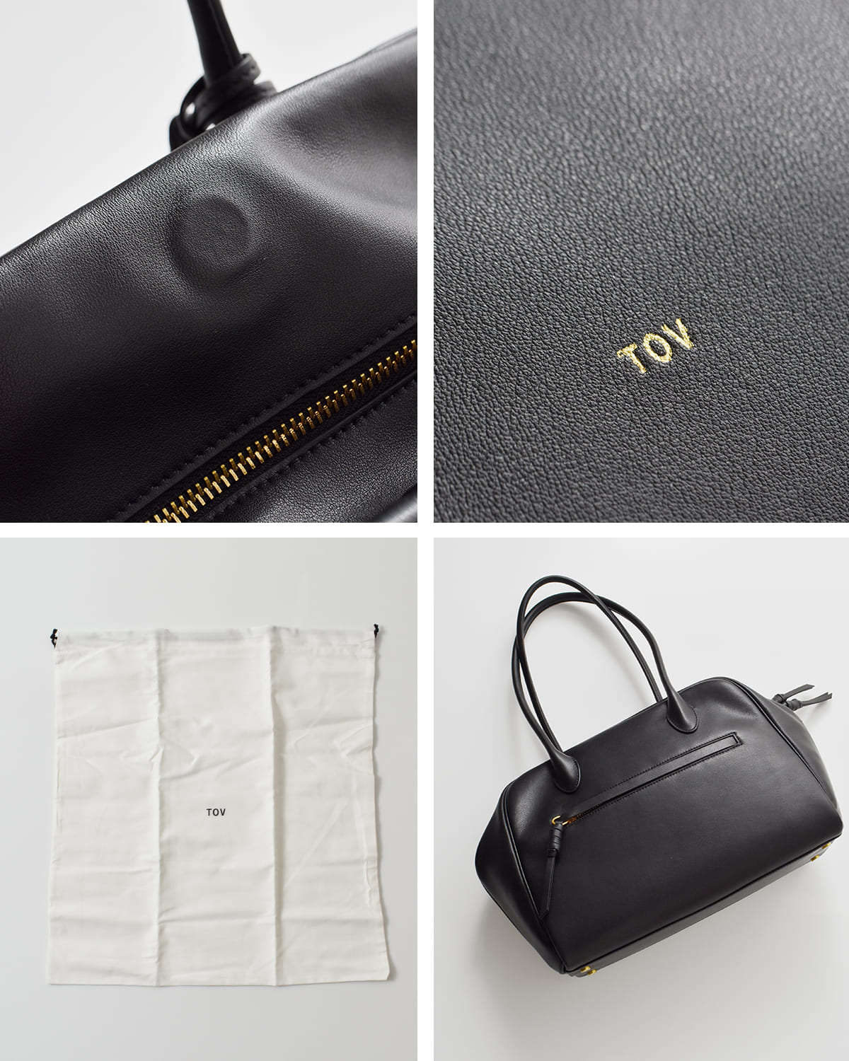 TOV(トーヴ)ムーカウレザーボストンバッグMOUM t26s07b581