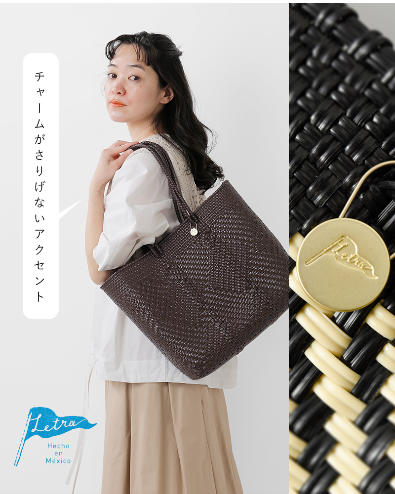 Letra(レトラ)ロングハンドルメルカドバッグMサイズ“TAPETE”tapete-m-lh