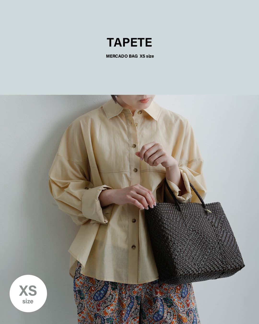 Letraメルカドバッグ XSサイズ “TAPETE” tapete-xs