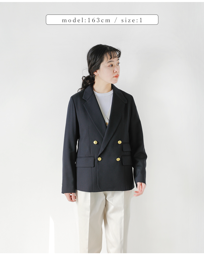 TICCA(ティッカ)ウール混ダブルジャケットtbes-161