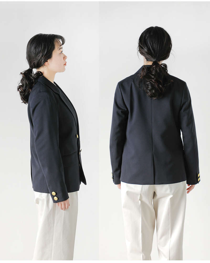 TICCA ティッカ ウール ダブル ジャケット tbfs-151 レディース 2026ss