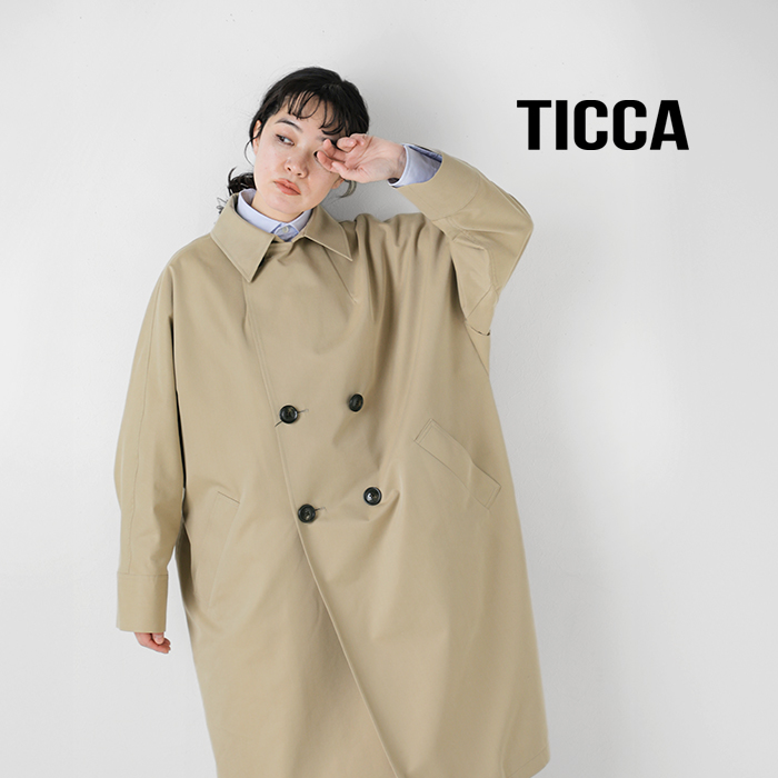 TICCA(ティッカ)コットンテントトレンチコートtbes-171