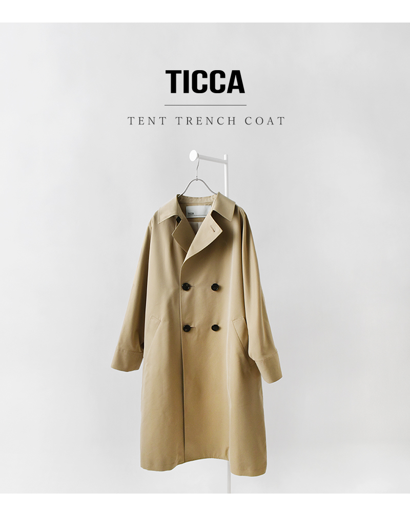 TICCA(ティッカ)コットンテントトレンチコートtbes-171