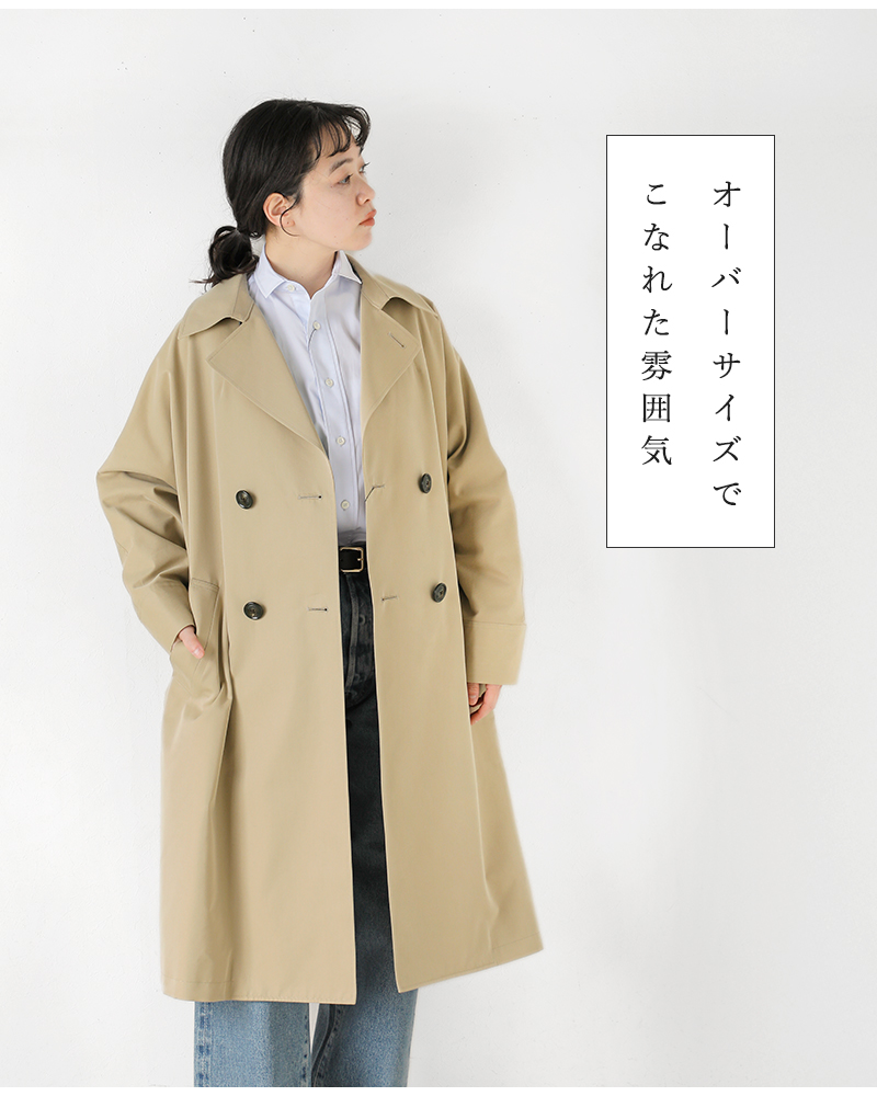 TICCA ティッカ コットン テント トレンチコート tbfs-161 レディース