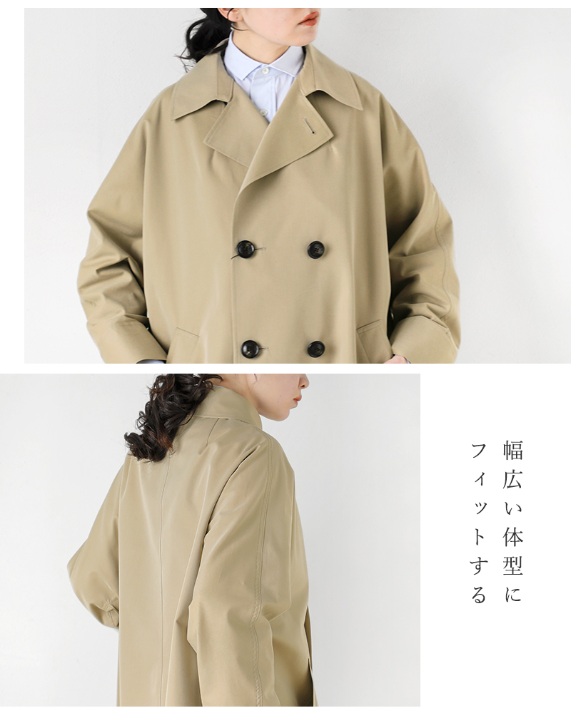 TICCA ティッカ コットン テント トレンチコート tbfs-161 レディース