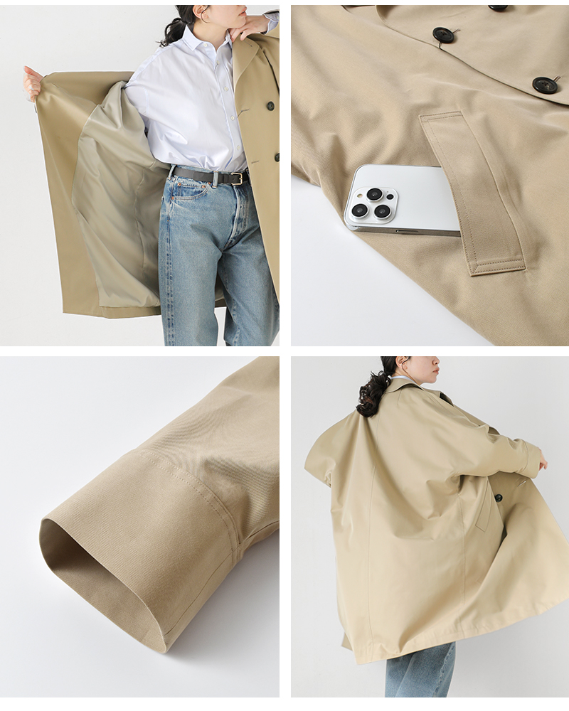 TICCA(ティッカ)コットンテントトレンチコートtbes-171