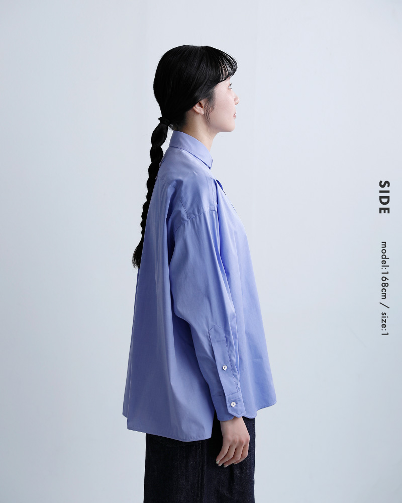 TICCAコットン スクエア ビッグ シャツ tbfs-001