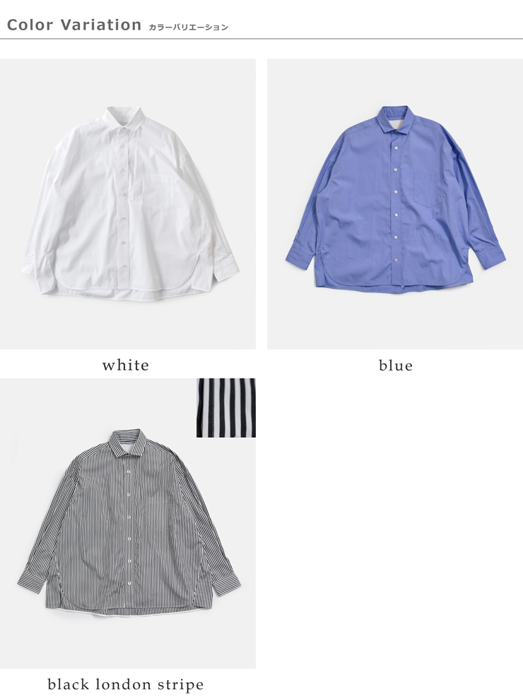 TICCAコットン スクエア ビッグ シャツ tbfs-001