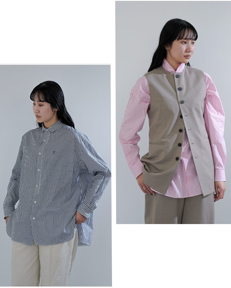 TICCA(ティッカ)コットンスクエアビッグシャツunitbfs-012