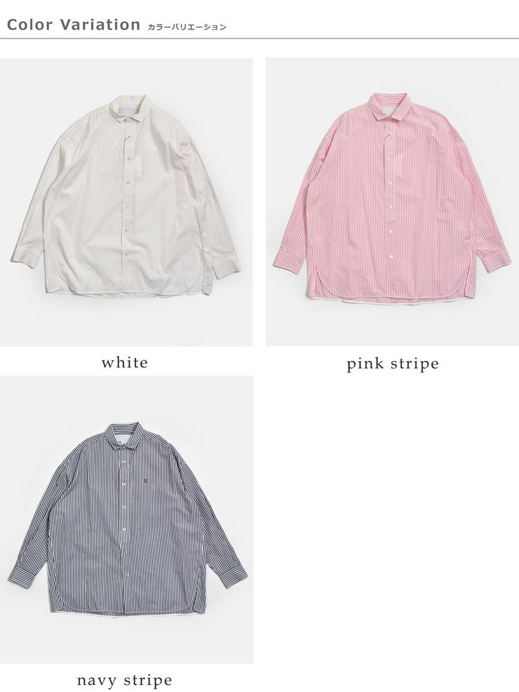 TICCA(ティッカ)コットンスクエアビッグシャツunitbfs-012