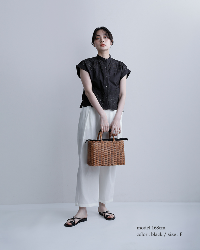 TICCA(ティッカ)コットンレースフレンチシャツtbfs-121