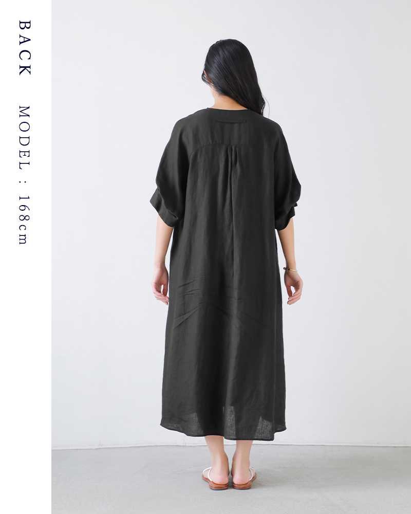 TICCA(ティッカ)リネンツイストスリーブワンピースtbfs-405