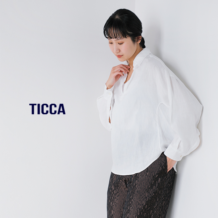 TICCA(ティッカ)リネンスキッパーシャツtbfs-408