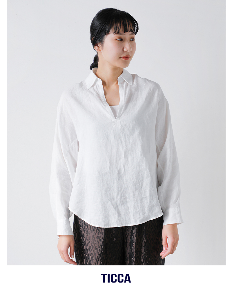 TICCA(ティッカ)リネンスキッパーシャツtbfs-408