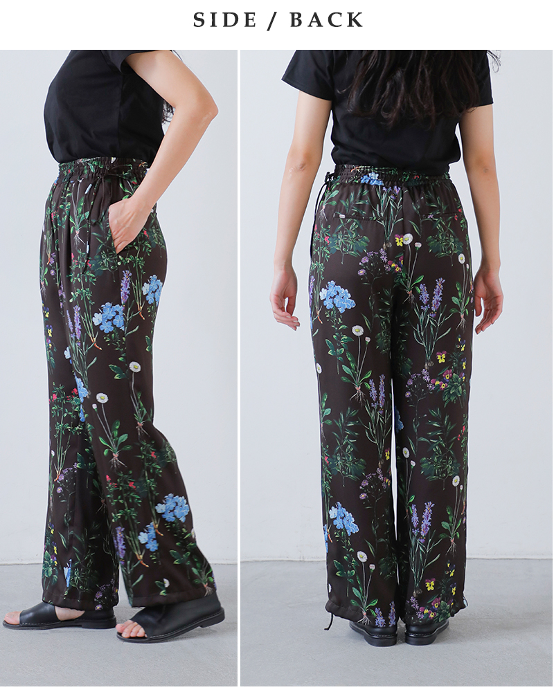 TICCA(ティッカ)フラワープリントパンツtbfs-422