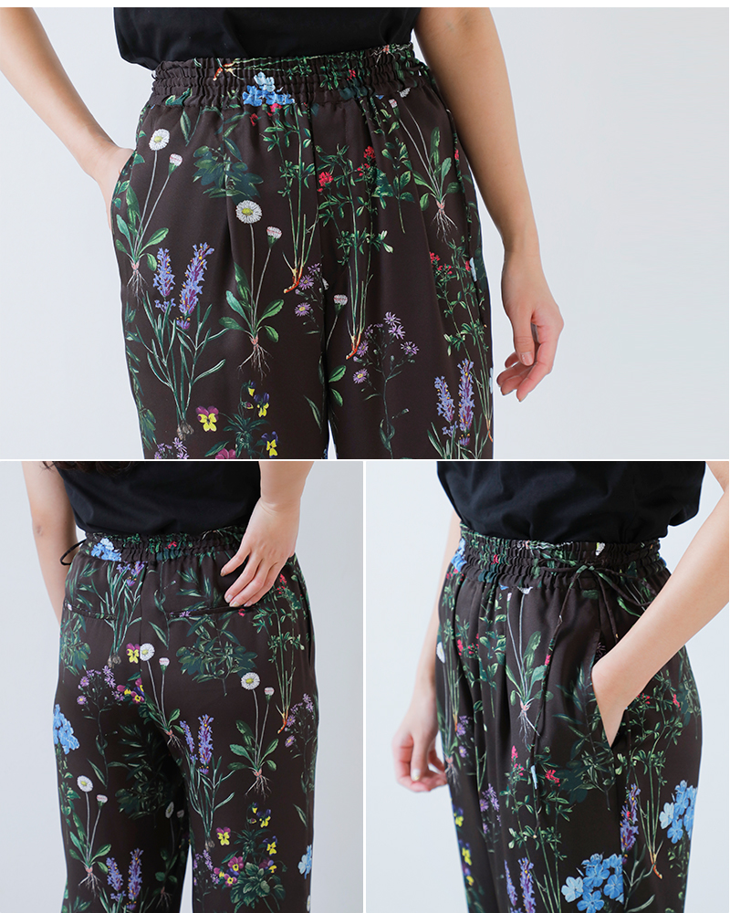 TICCA(ティッカ)フラワープリントパンツtbfs-422