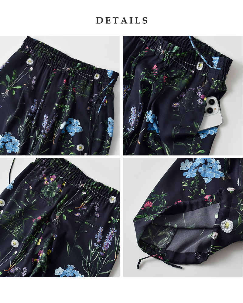 TICCA(ティッカ)フラワープリントパンツtbfs-422