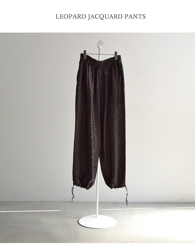 TICCA(ティッカ)レオパードジャガードパンツtbfs-432