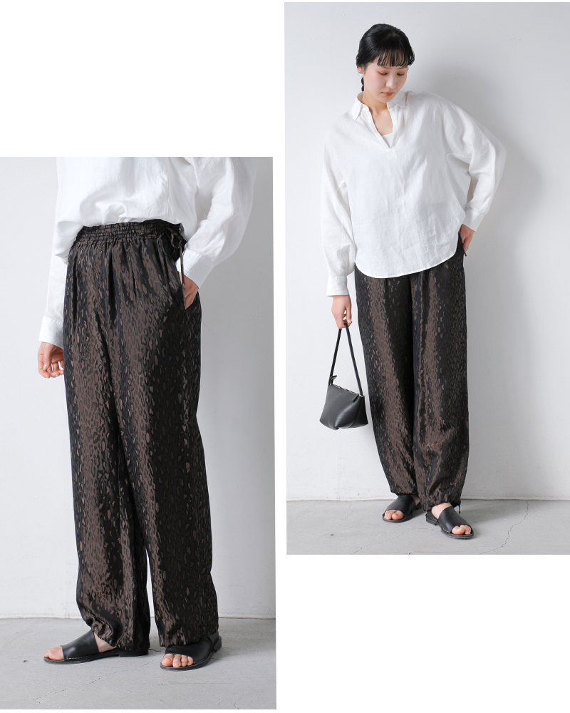 TICCA(ティッカ)レオパードジャガードパンツtbfs-432