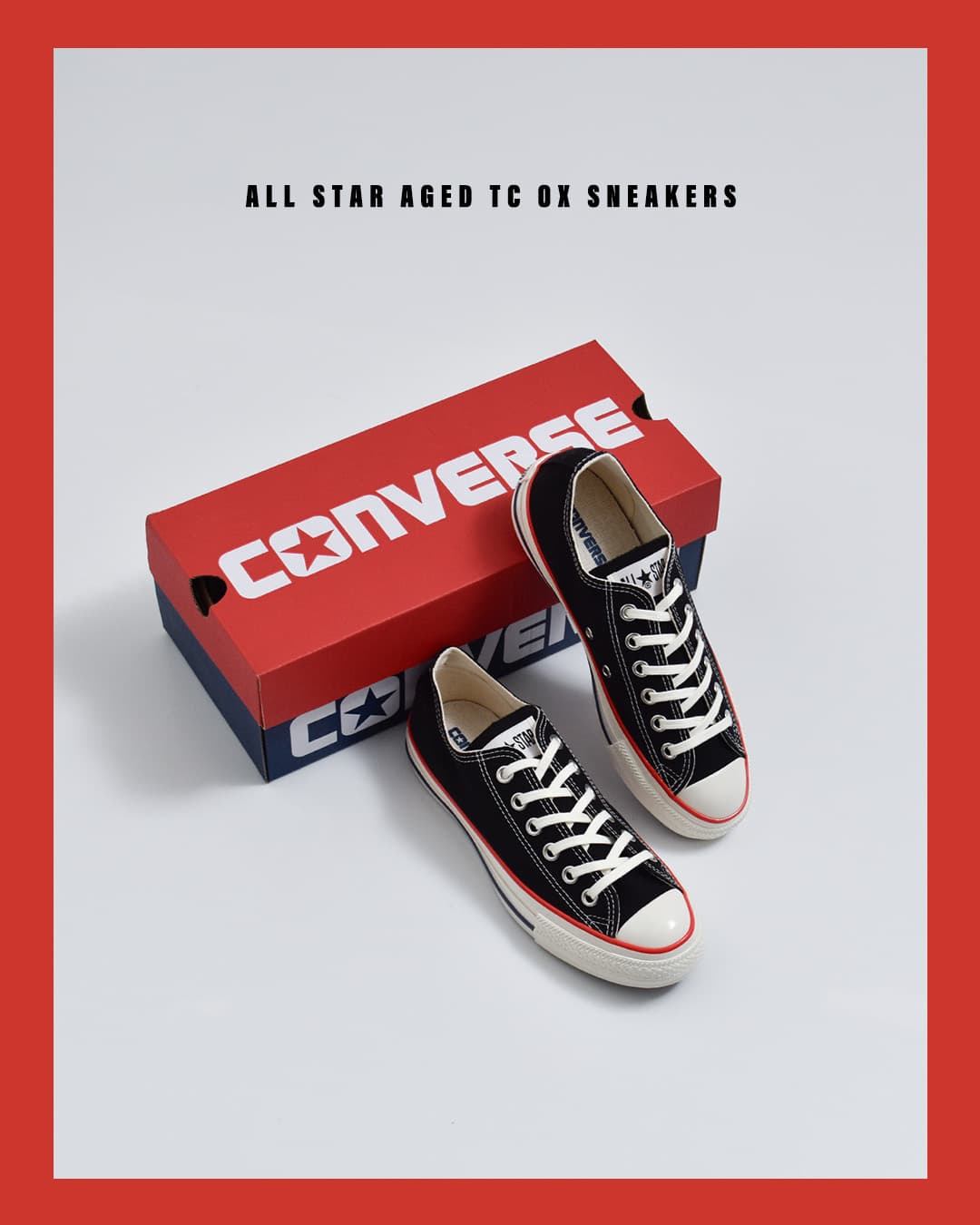 CONVERSEオールスター エイジド TC OX スニーカー as-aged-tc-ox
