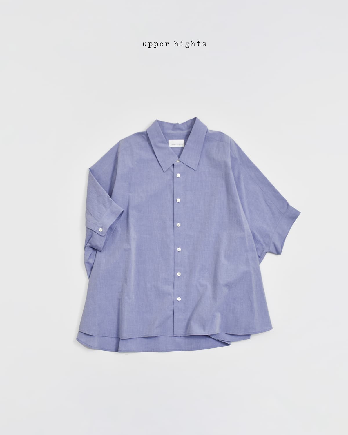 upper hights(アッパーハイツ)コットン ハーフスリーブ シャツ “THE BREEZE”the-breeze