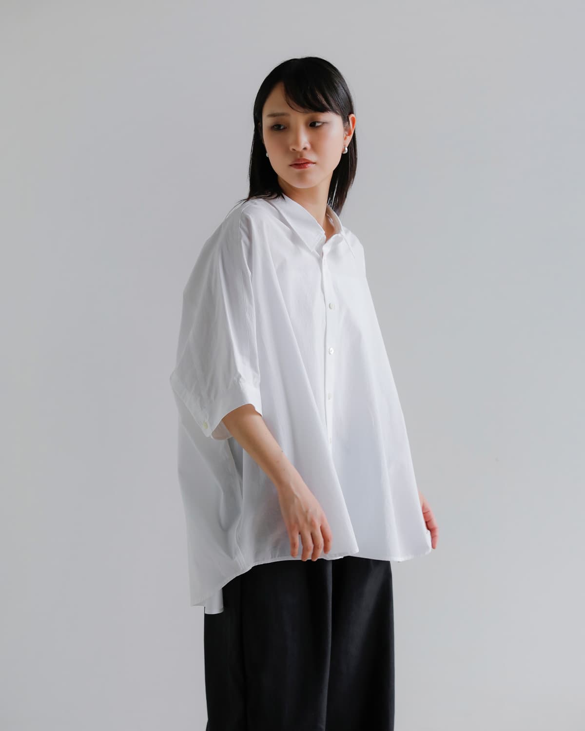upper hights(アッパーハイツ)コットンハーフスリーブシャツ “THE BREEZE” the-breeze