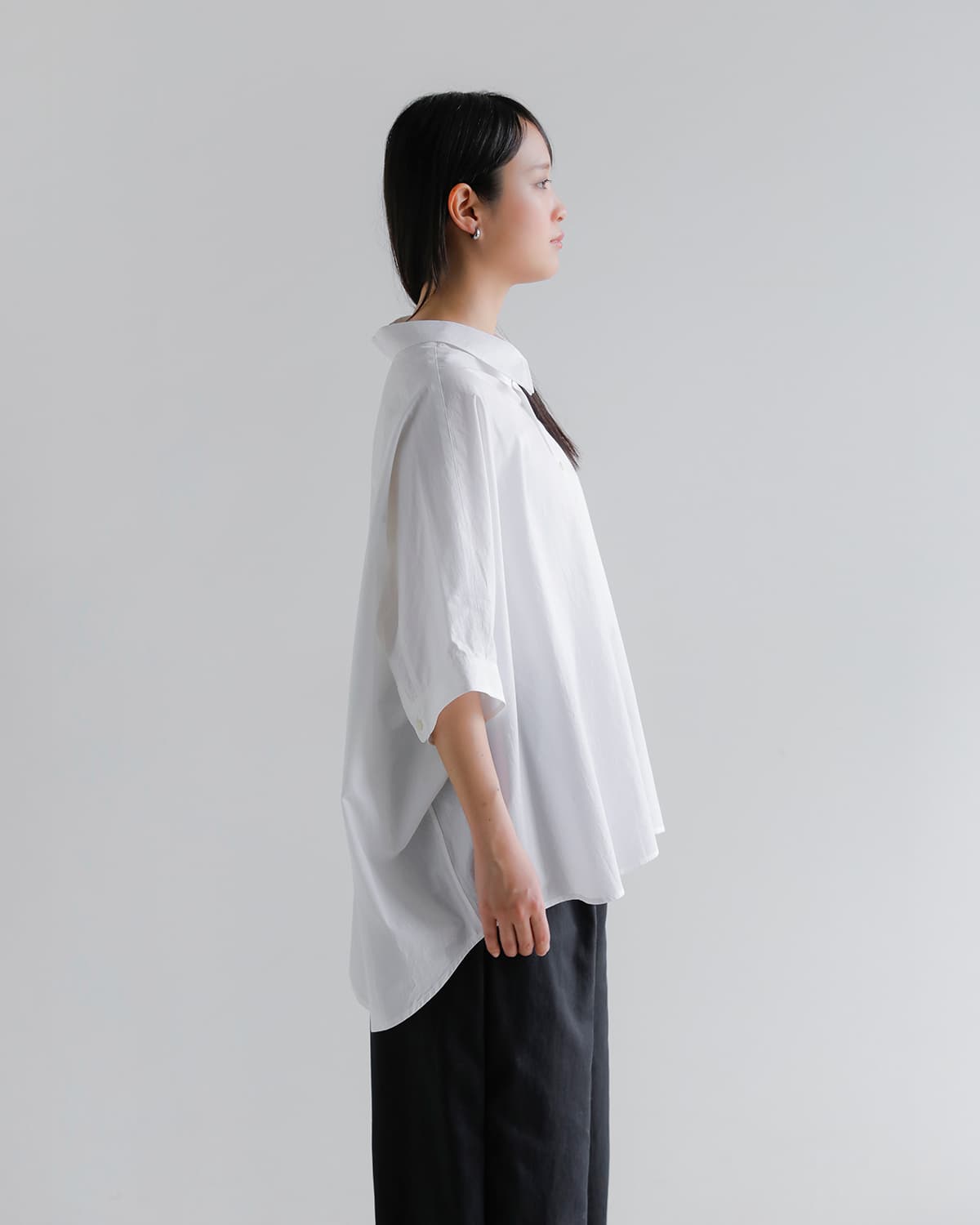 upper hights(アッパーハイツ)コットンハーフスリーブシャツ “THE BREEZE” the-breeze