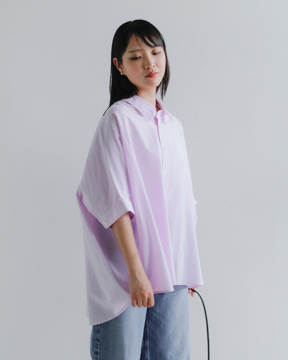 upper hights(アッパーハイツ)コットンハーフスリーブシャツ “THE BREEZE” the-breeze