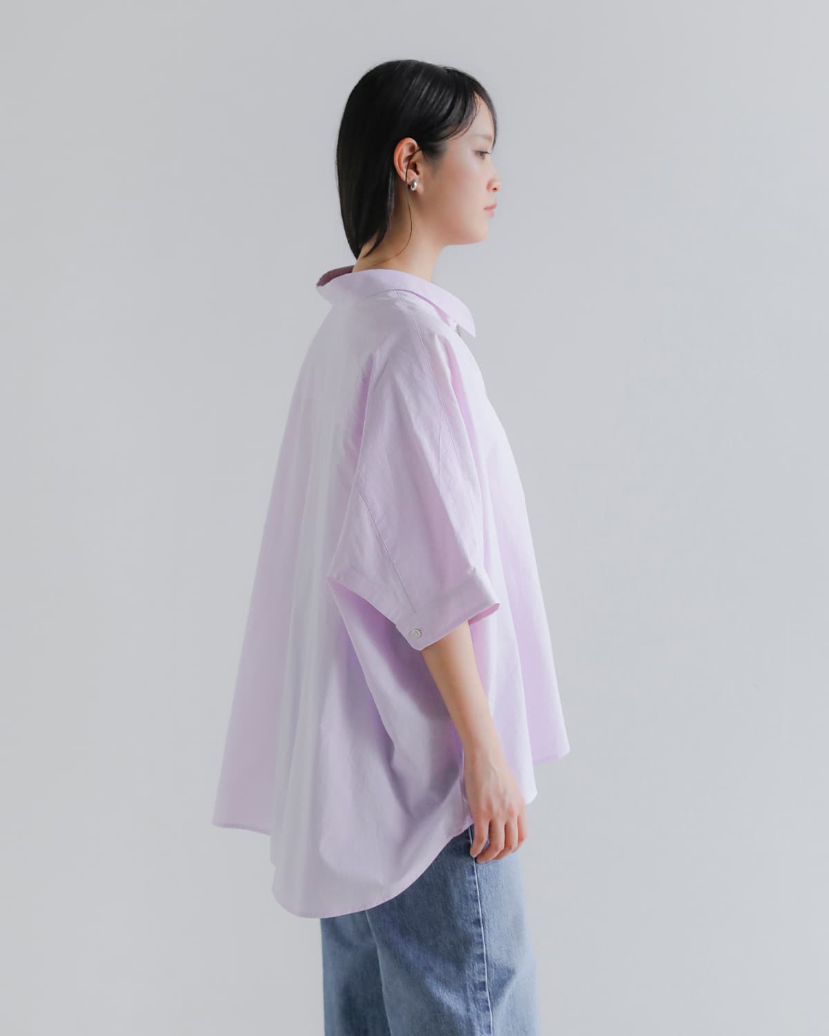 upper hights(アッパーハイツ)コットンハーフスリーブシャツ “THE BREEZE” the-breeze