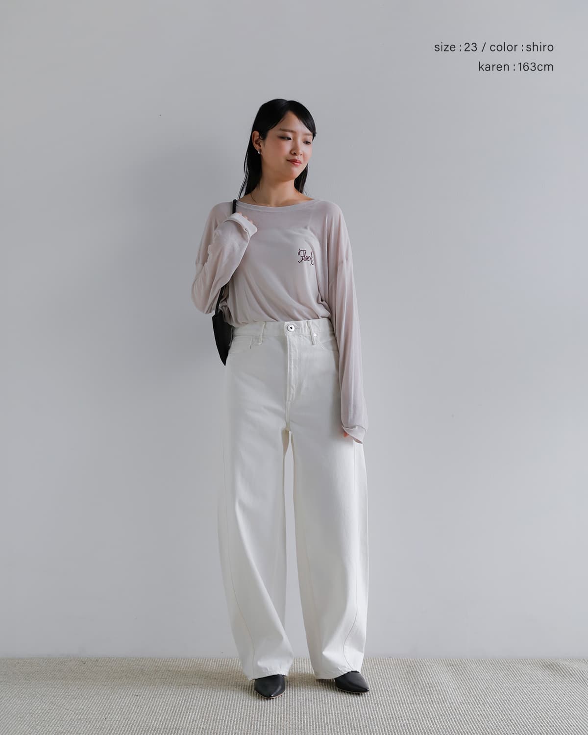 upper hights(アッパーハイツ)ワイドテーパードデニムパンツ “THE ROMY” the-romy