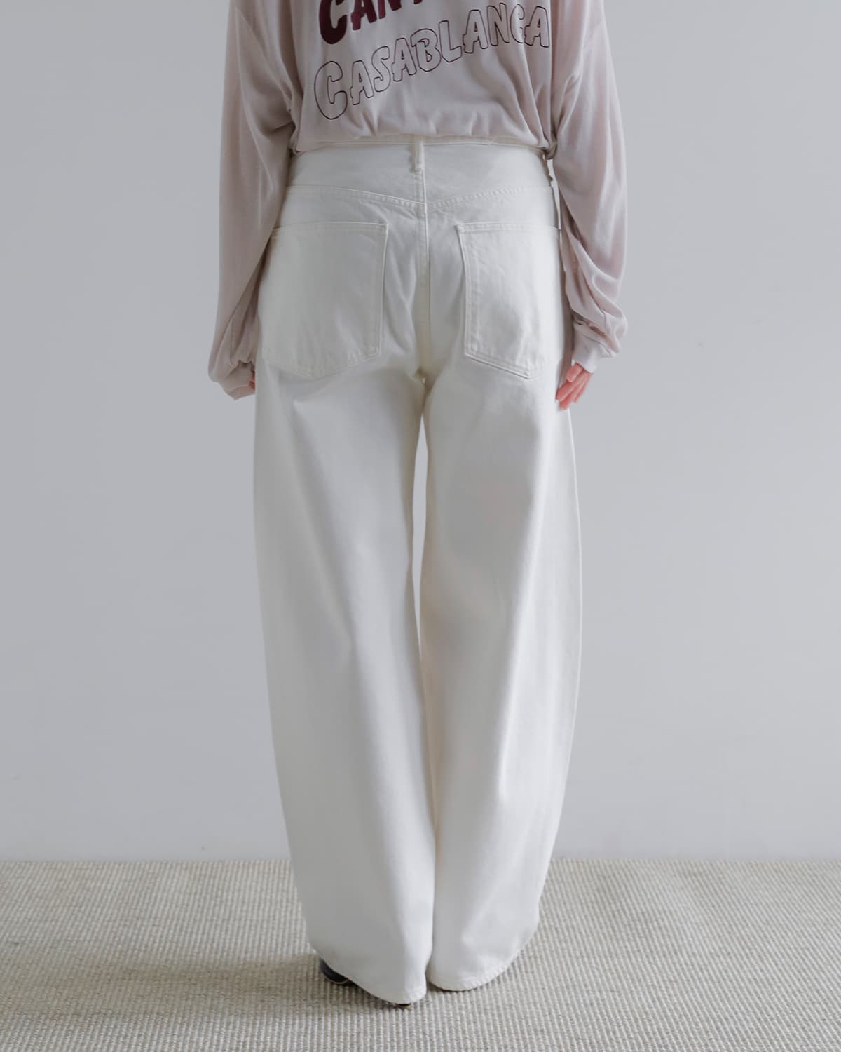 upper hights(アッパーハイツ)ワイドテーパードデニムパンツ “THE ROMY” the-romy