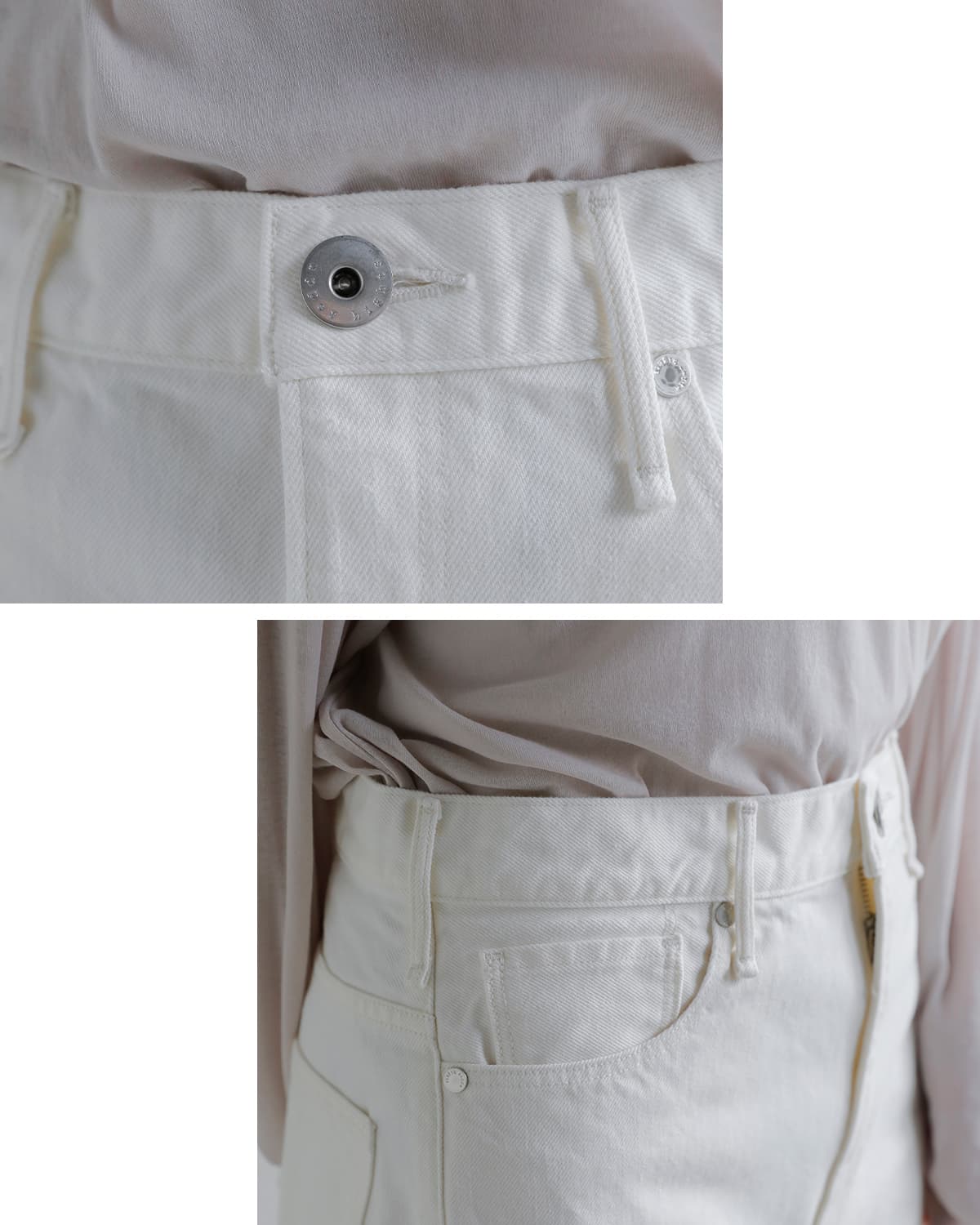 upper hights アッパーハイツ ワイド テーパード デニム パンツ “THE