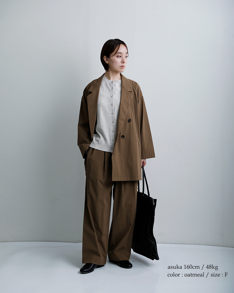 tumugu(ツムグ)ウォッシャブルコットンランダムリブニットカーディガンtk20102c