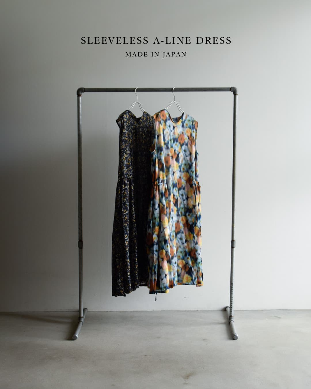 the last flower of the afternoon���o�e�B�v�����g �X���[�u���X A���C�� �����s�[�X Sleeveless A-line dress tlf-226-op001-lpl