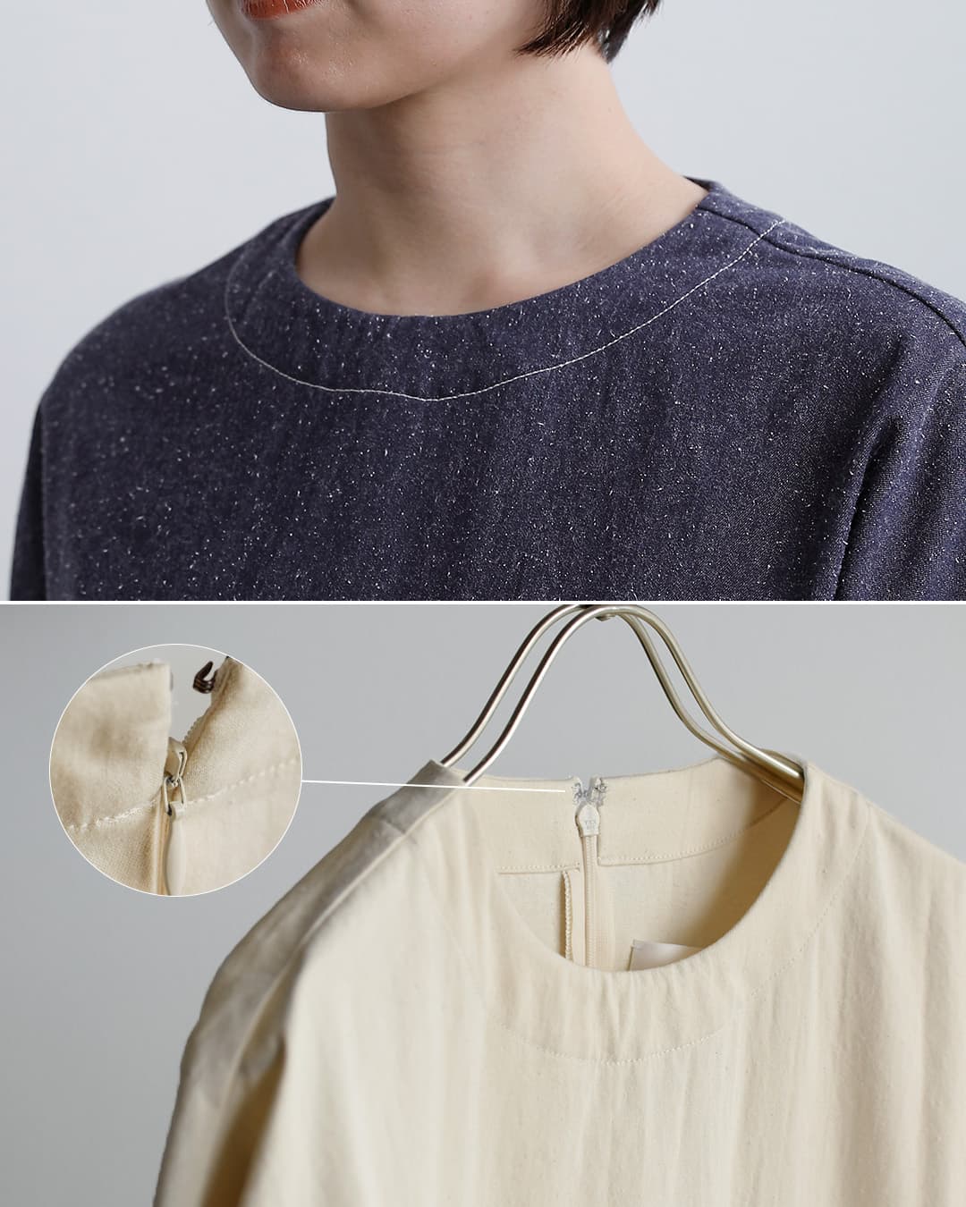 the last flower of the afternoonコットン オーバーサイズ ジャンプスーツ 夜の散歩 Oversized jumpsuit tlf-226-op005-csd