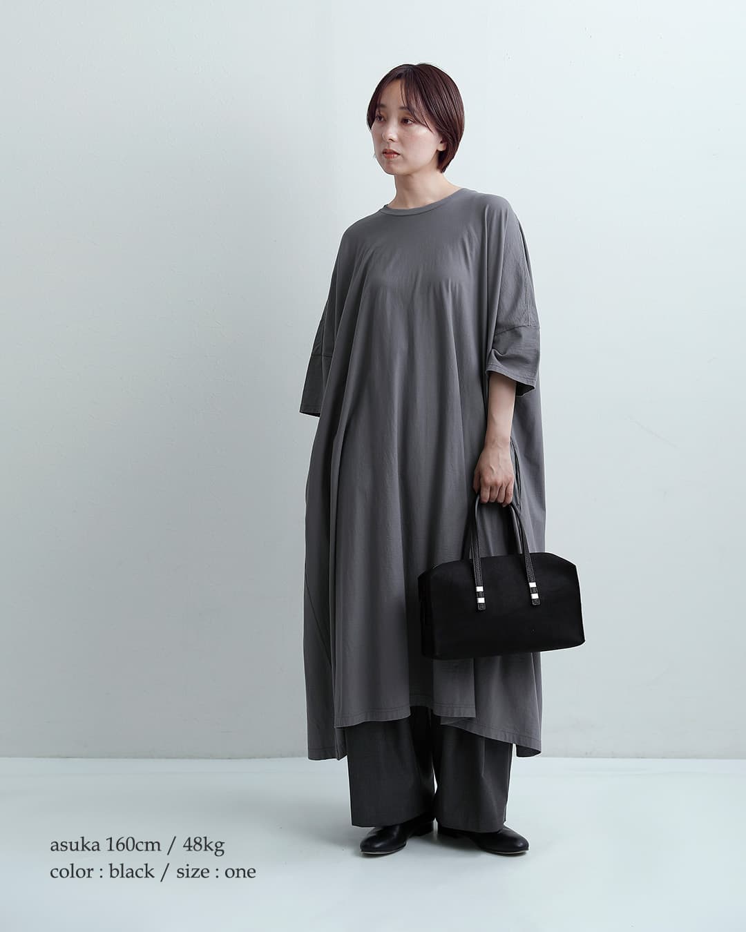 POMTATAカウレザースエード スクエア ボストンバッグ TOGO BOSTON BAG togo-boston