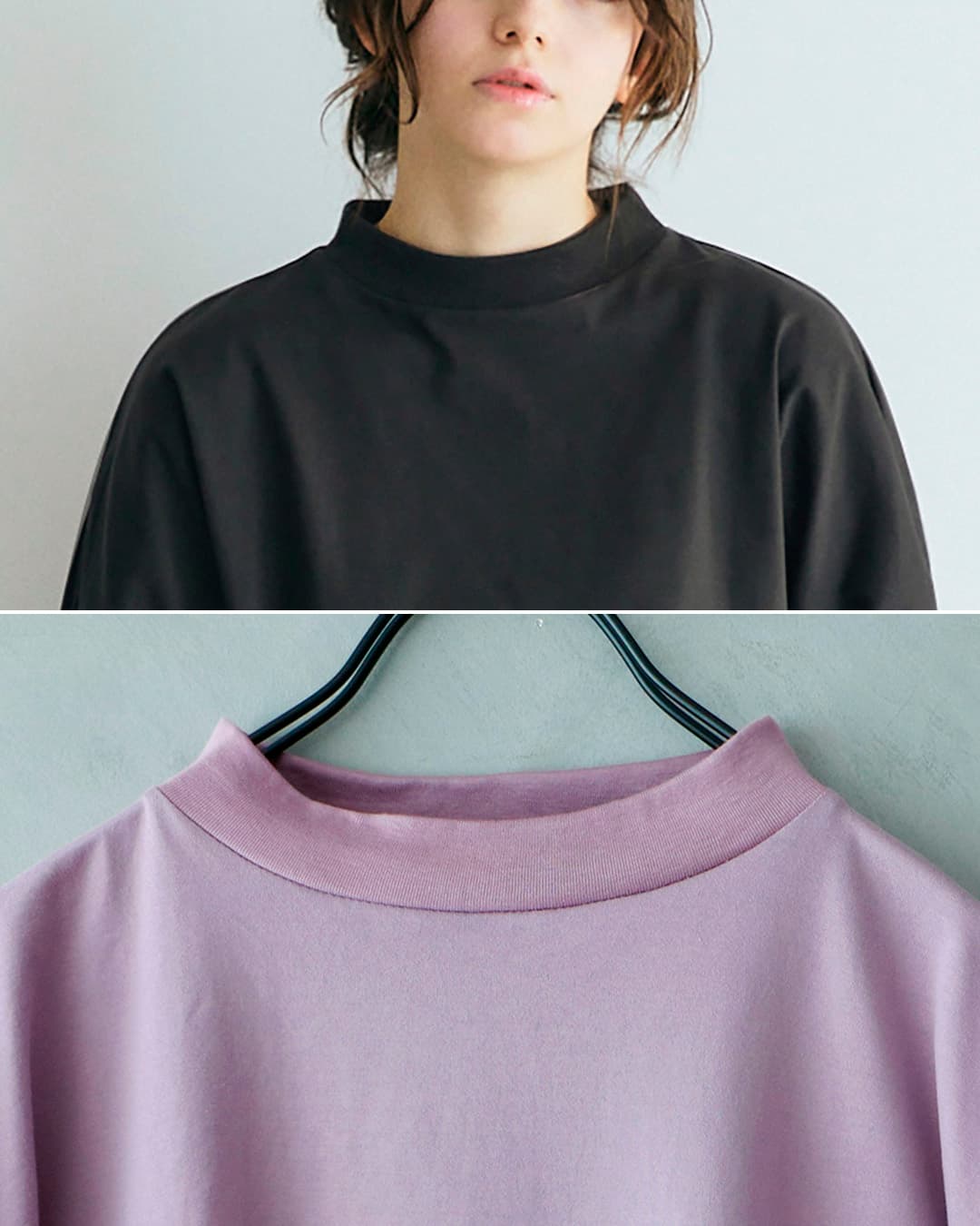 MAGALIコットン天竺 ギャザースリーブ カットソー tp19