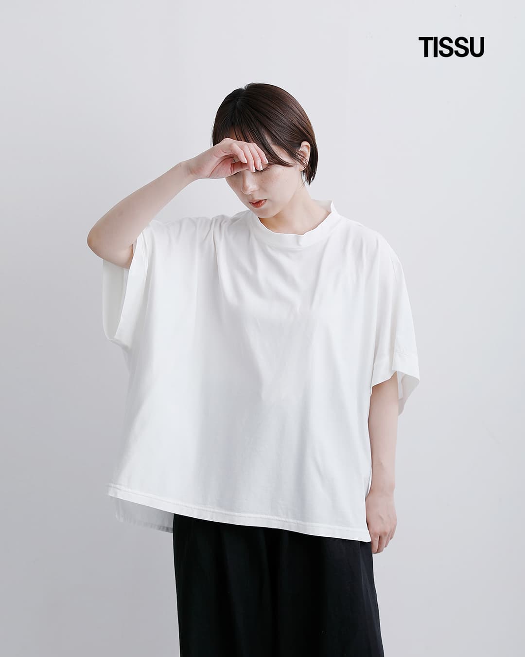 tissu接触冷感 マルチエフェクトコンボ ドルマン Tシャツ ts252ct076