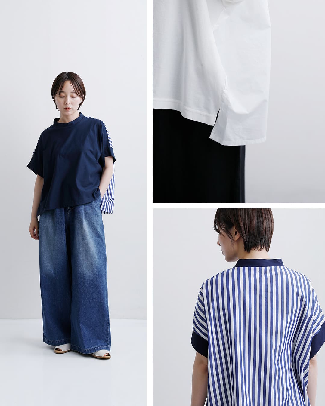 tissu接触冷感 マルチエフェクトコンボ ドルマン Tシャツ ts252ct076