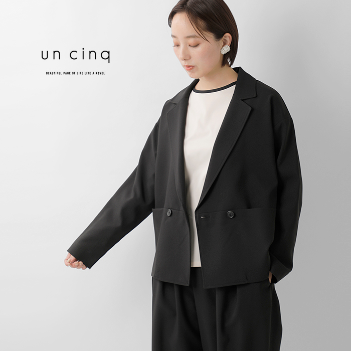 un cinq(アンサンク)メランジオックステーラードジャケットu26-01