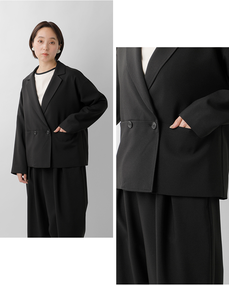 un cinq(アンサンク)メランジオックステーラードジャケットu26-01