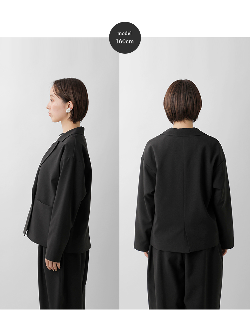 un cinq(アンサンク)メランジオックステーラードジャケットu26-01